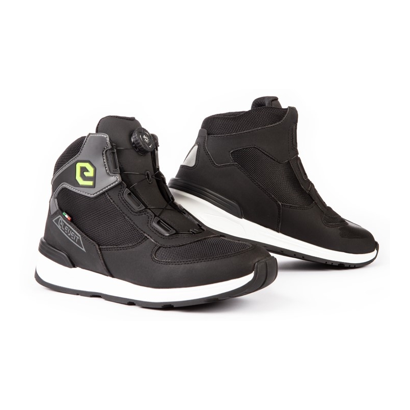 Motocyklová obuv Eleveit Tank Air čierno-fluo žltá výpredaj