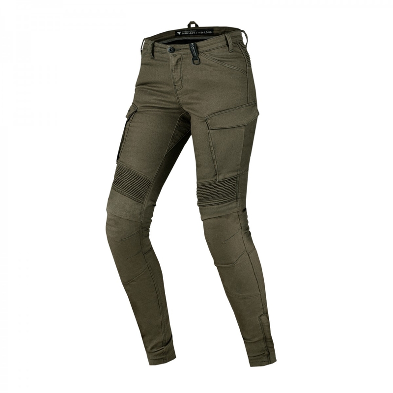 Dámske jeansy na motocykel Shima Giro 2.0 khaki výpredaj