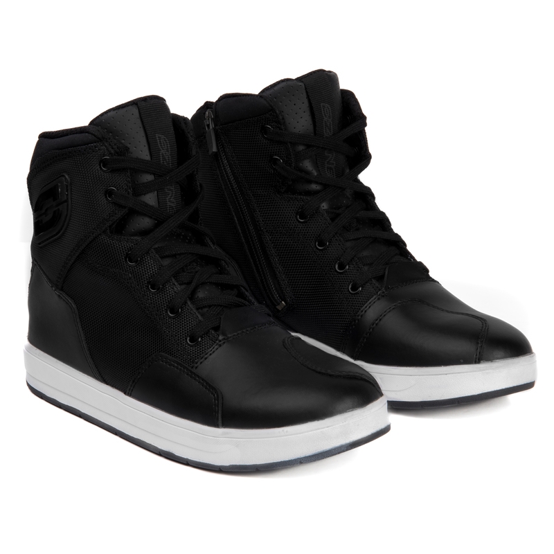 Topánky na motocykel Ozone Spin čierno-biele