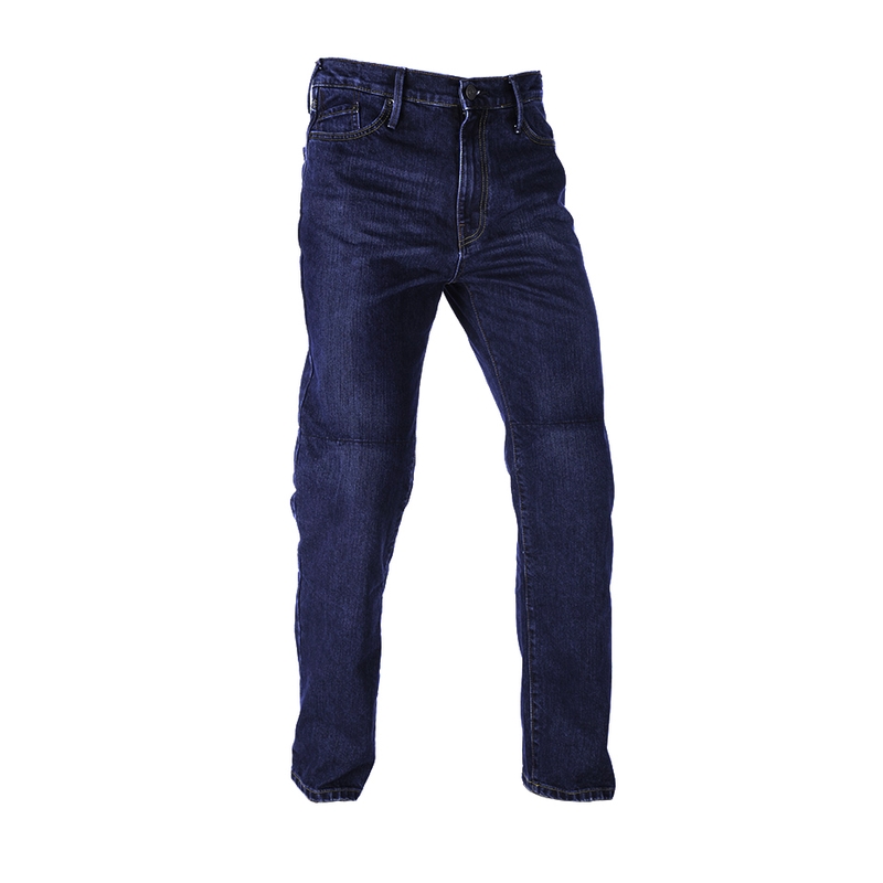 Jeansy na motocykel Oxford Original Approved Jeans sprané modré výpredaj