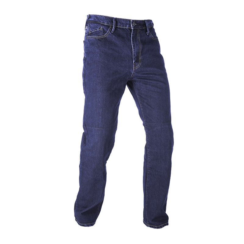 Predĺžené jeansy na motocykel Oxford Original Approved Jeans modré