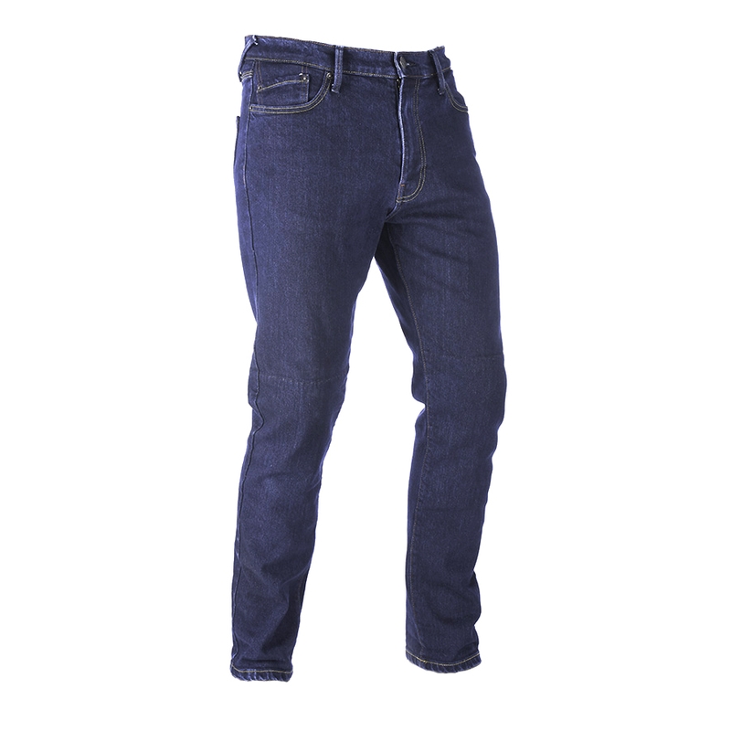 Predĺžené jeansy na motocykel Oxford Original Approved Slim Fit modré