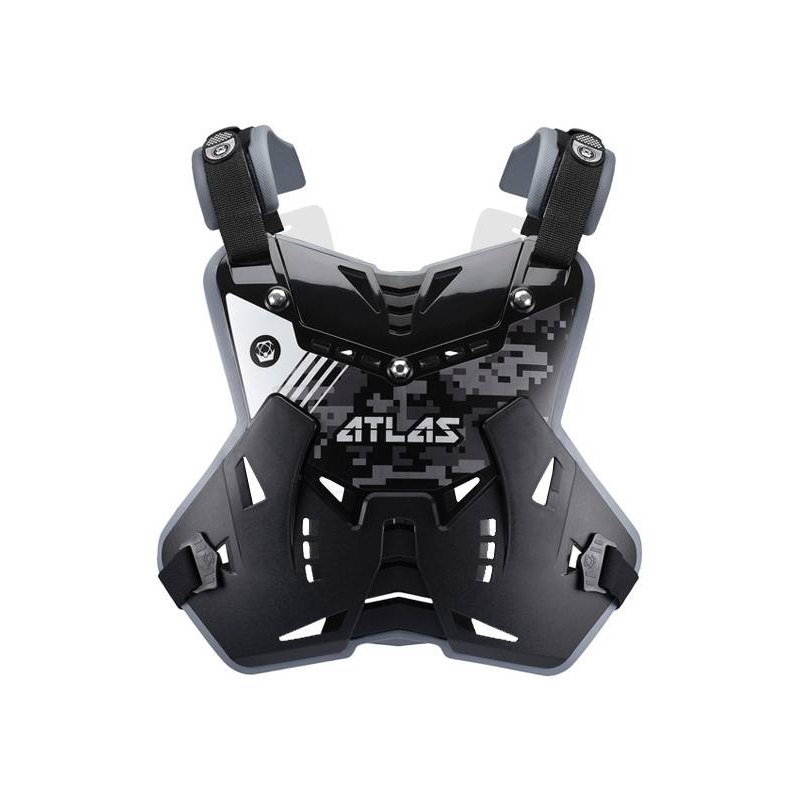 Chránič hrudi a chrbta Defender Digital Stealth, ATLAS (čierna, veľ. UNI)