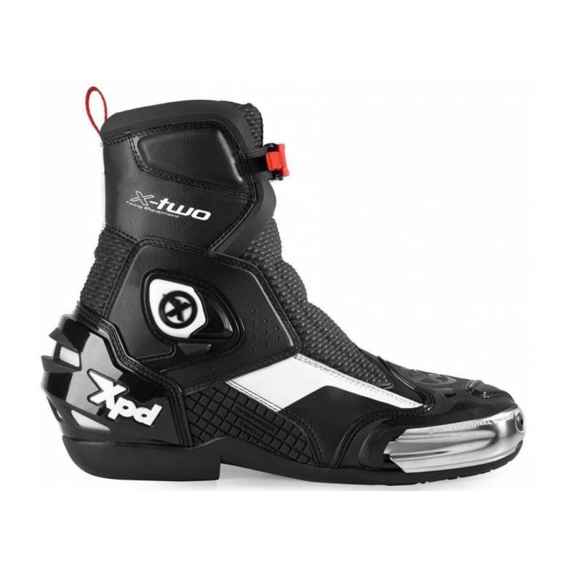 Topánky na motorku XPD X-Two čierno-biele výpredaj