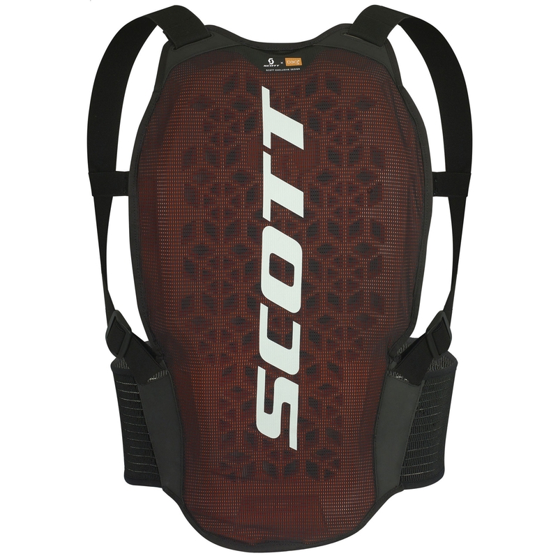 Detský chrbtový chránič SCOTT AirFlex čierno-sivý