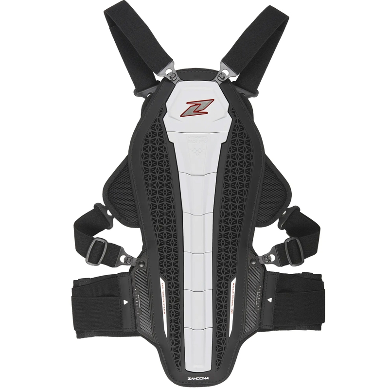 Chránič chrbtice a hrudníka Zandona Hybrid Armour X7 biely 168 - 177 cm