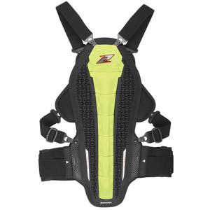 Chránič chrbtice a hrudníka Zandona Hybrid Armour X6 fluo žltý 158 - 167 cm