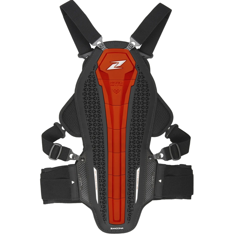 Chránič chrbtice a hrudníka Zandona Hybrid Armour X7 červený 168 - 177 cm