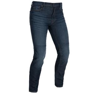 Džínsy na motorku Oxford Original Approved AAA Slim Jeans sprané modré