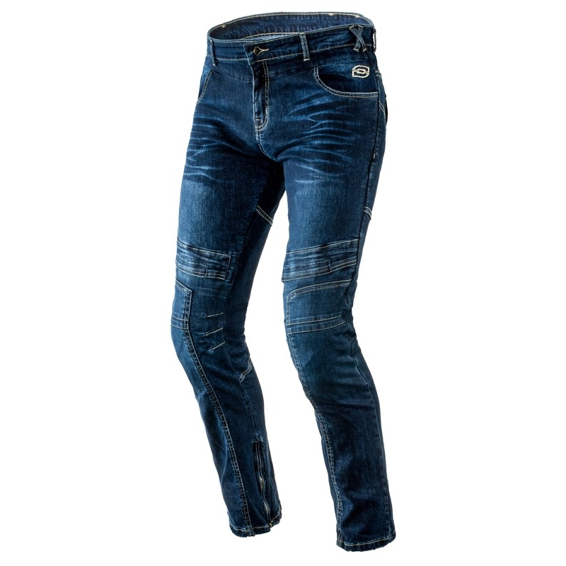 Moto jeansy Ozone Hornet modré výpredaj