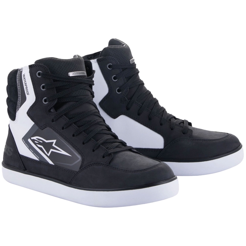 Topánky na motorku Alpinestars J-6 Waterproof čierno-biele