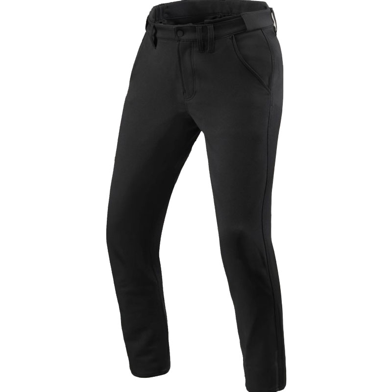 Extra skrátené nohavice na motorku Revit Chino Mason Slim čierne