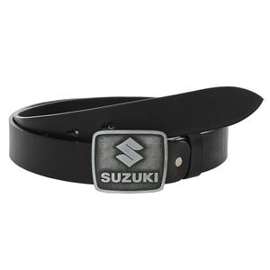 Kožený moto opasok se sponou Suzuki