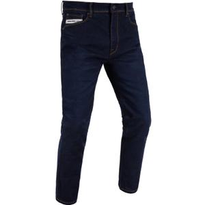 Predĺžené džínsy na motorku Oxford Marshal AAA Slim Fit čierne