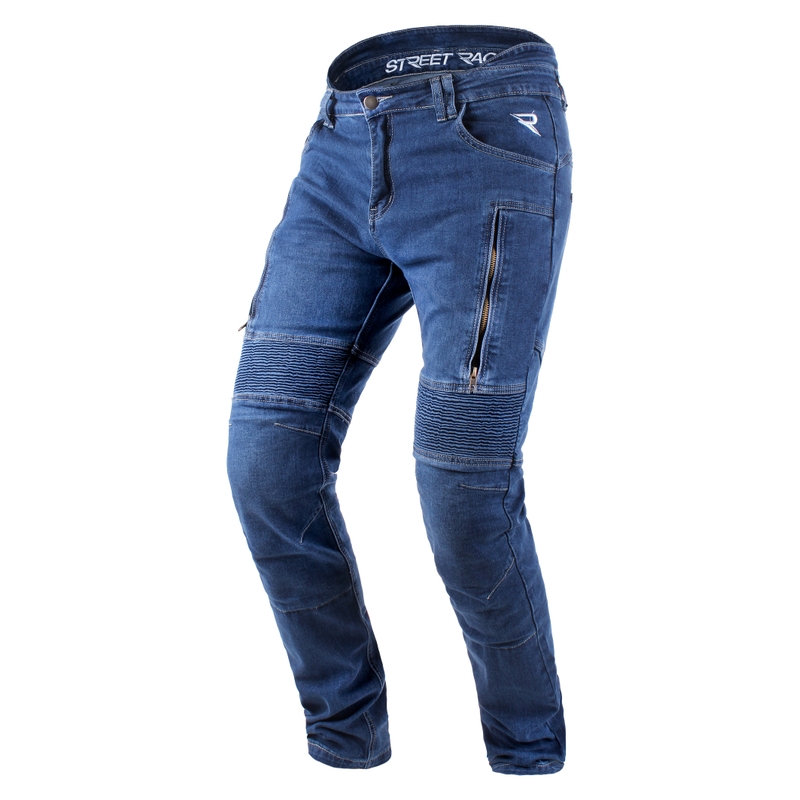 Jeansy na motorku Street Racer Basic modré výpredaj