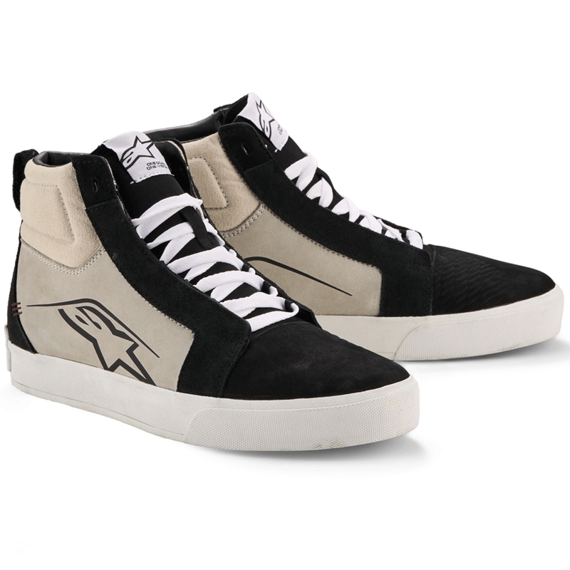 Boty na motorku Alpinestars Ride-63 Leather černo-světle šedo-bílé
